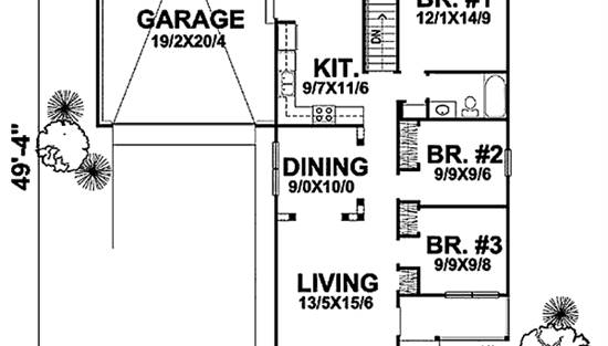 The Coldspring 1669 3 Bedrooms And 1 5 Baths The House Designers 1669